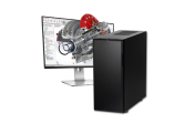 SANTIA Jumbo 490 PC fixe, PC industriel, ordinateur compatible Ubuntu, Debian, Fedora, Mint, Windows - Boîtier Fractal Define XL R2 Black Pearl