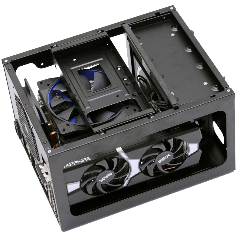 Icube 370 - Mini PC, mini ordinateur très compact, puissant et silencieux compatible Linux - Système de refroidissement - SANTIA