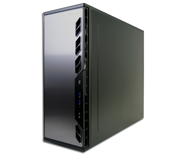 SANTIA - Enterprise X9 - Acheter PC sur mesure ultra puissant et silencieux - Boîtier compartimenté pour une meilleure séparation des zones de chaleur et de bruit (Antec P183)