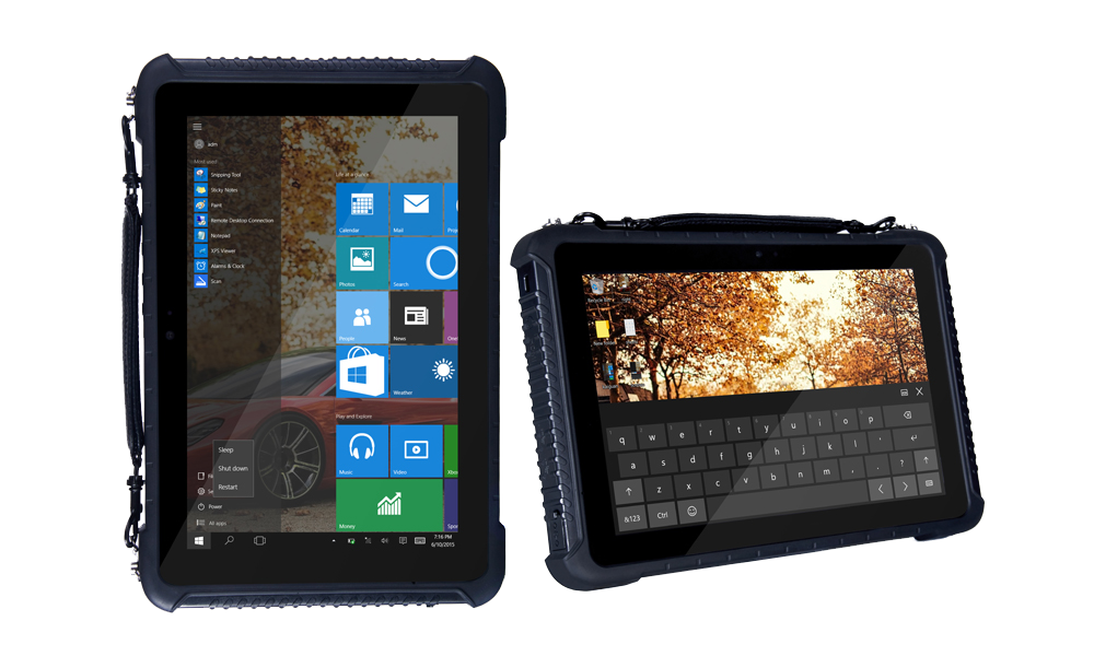 Tablette KX-8H - Tablette incassable, antichoc, étanche, écran tactile, très grande autonomie, durcie, militarisée IP65  - KX-10H - SANTIA