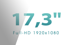 SANTIA - CLEVO W671SZQ1 - Ecran de très haute qualité zéro pixel défectueux