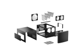 SANTIA Icube 890 Station fixe sans Oscertifié compatible Linux - Boîtier Fractal Node 304 Black