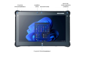 SANTIA Tablette Durabook R11L Tablette tactile étanche eau et poussière IP66 - Incassable - MIL-STD 810H - MIL-STD-461G - Durabook R11